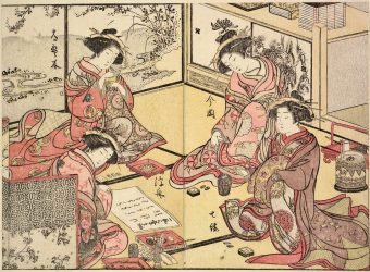 ceremonia kodo de incienso japonés