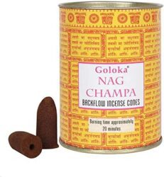 nag champa otros formatos conos reflujo goloka nag champa dhoop cones